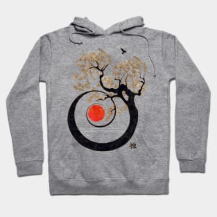 Bonsai Zen Spiral of life Hoodie